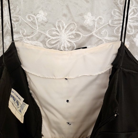 LAST CHANCE!  RARE Vintage Tuxedo Dress! 9 - Picture 10 of 15